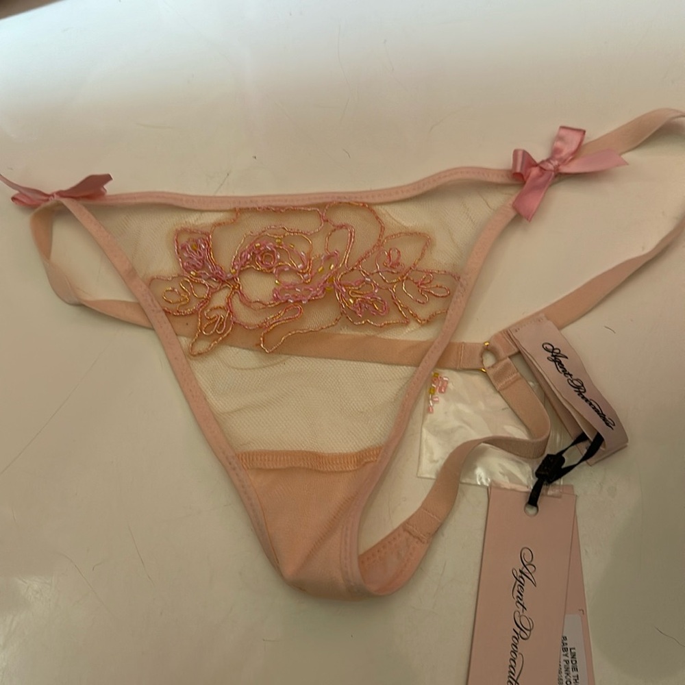 Agent Provocateur thong, beading detail.brand new. Size 3